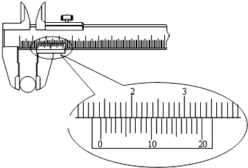 带表的游标卡尺读数图解
